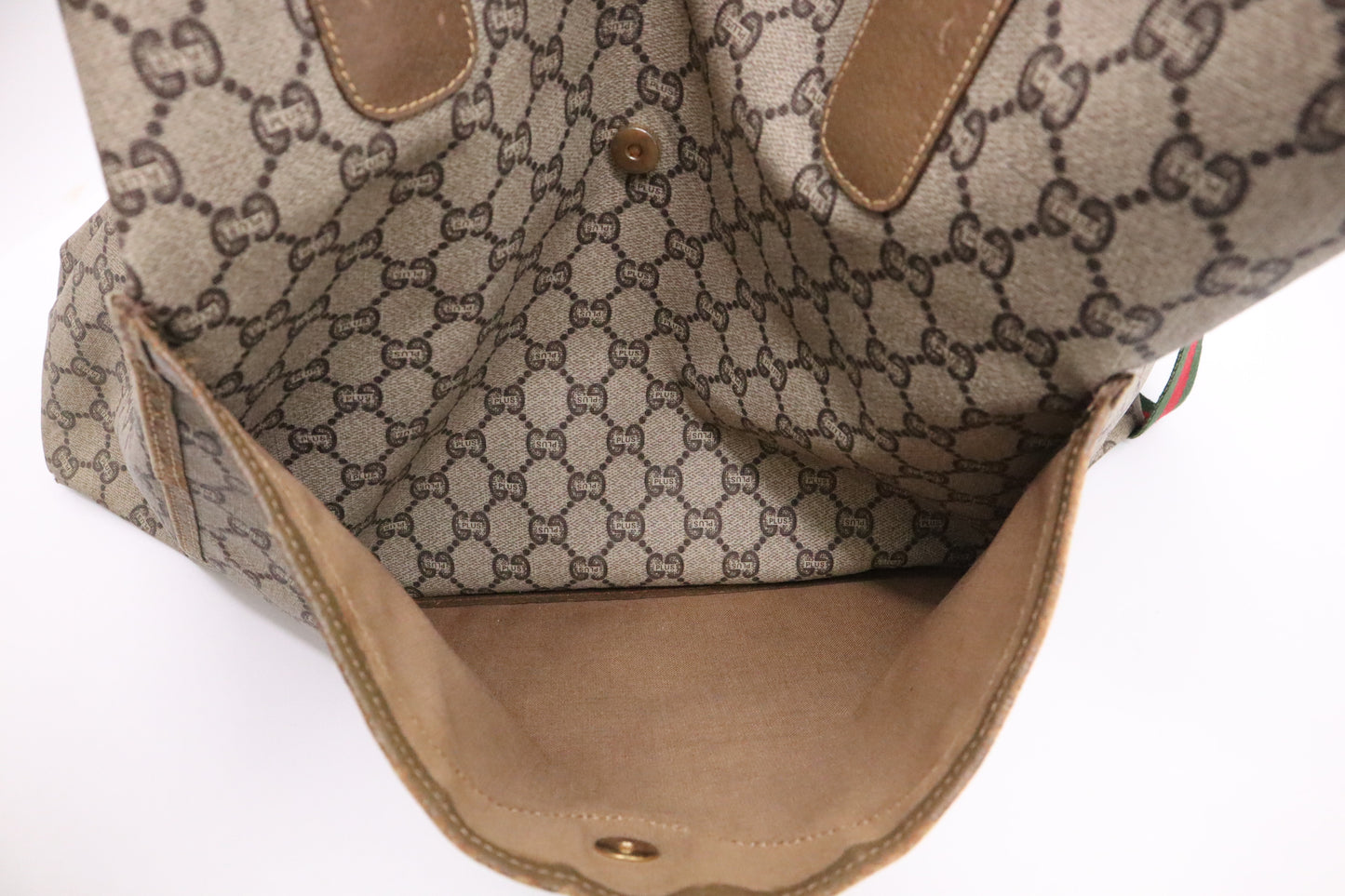 Gucci Plus Travel Tote in GG Coated Canvas