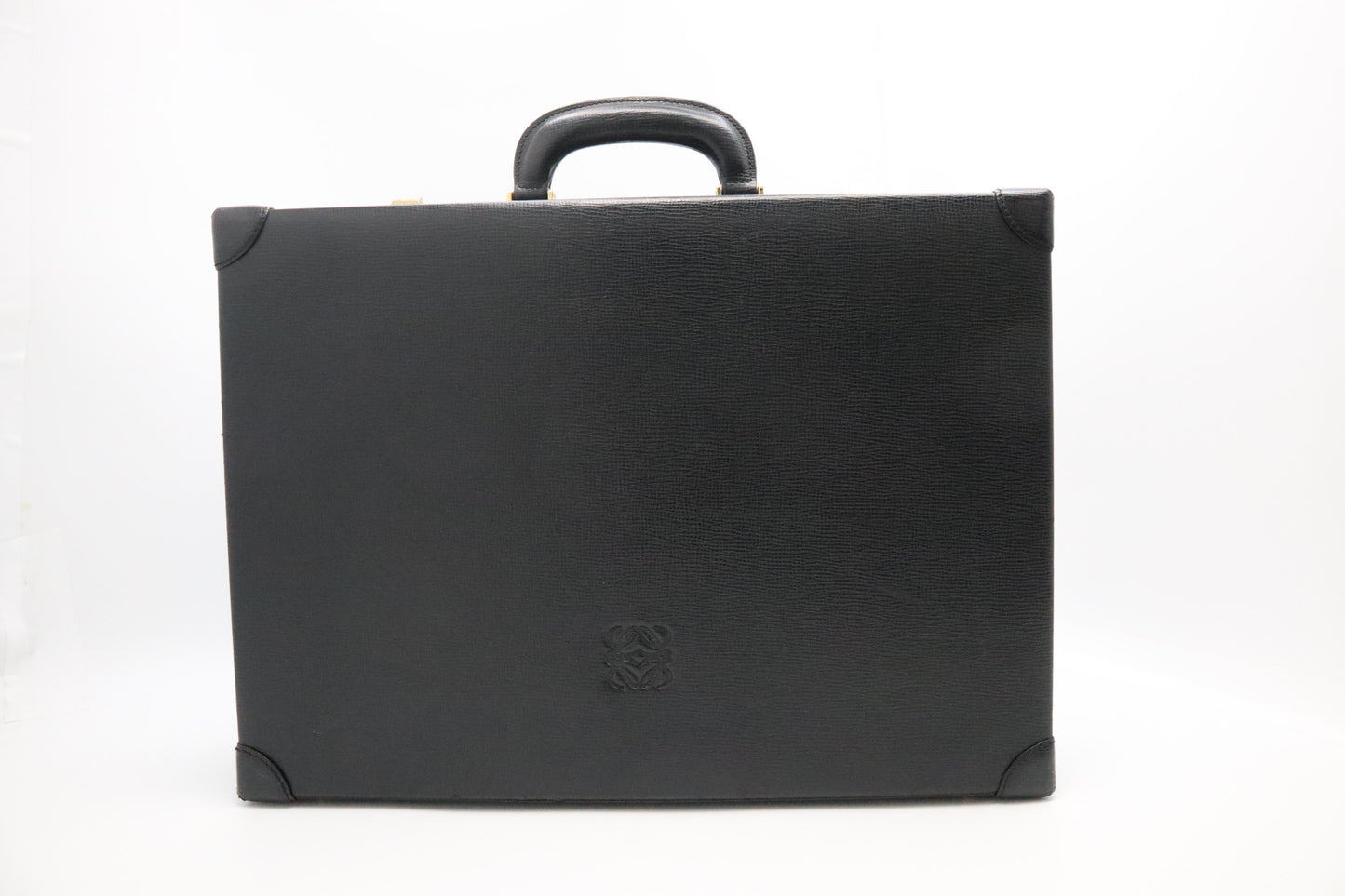 Loewe Briefcase in Black Leather
