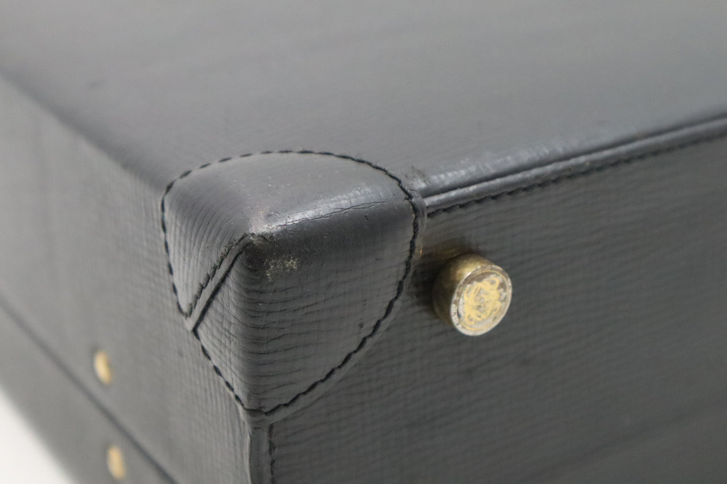 Loewe Briefcase in Black Leather