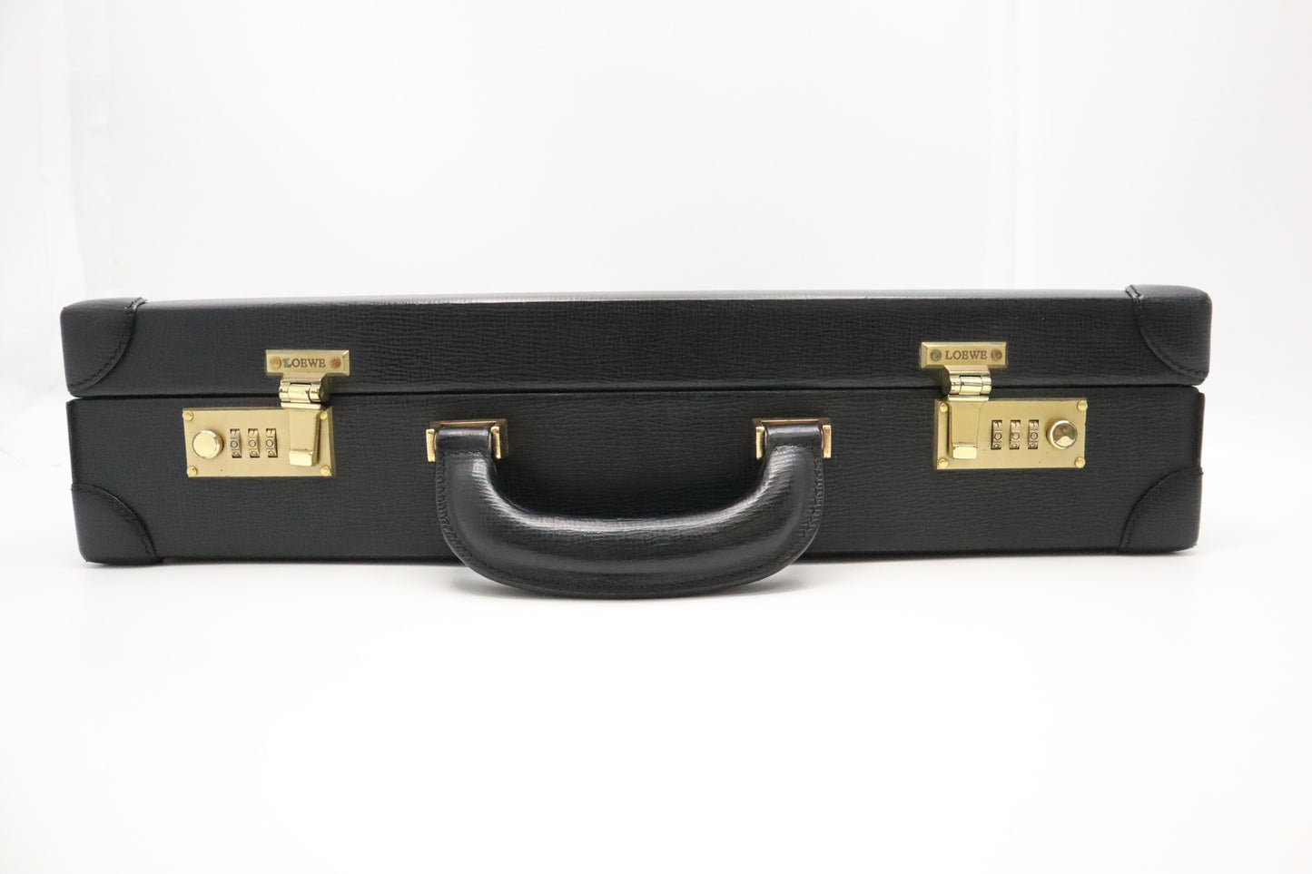 Loewe Briefcase in Black Leather