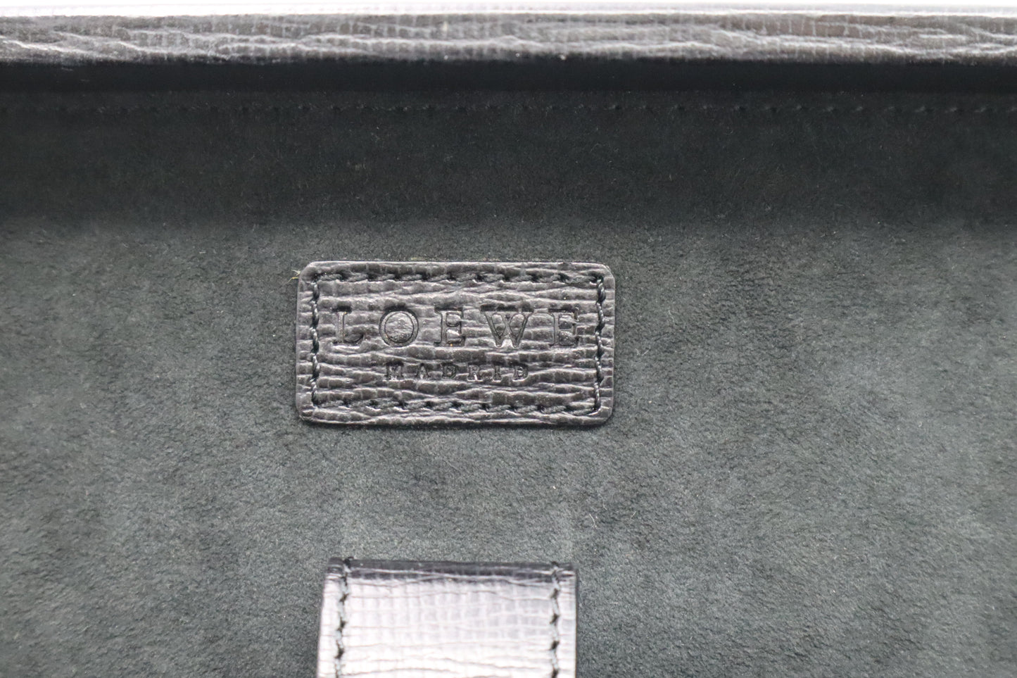 Loewe Briefcase in Black Leather