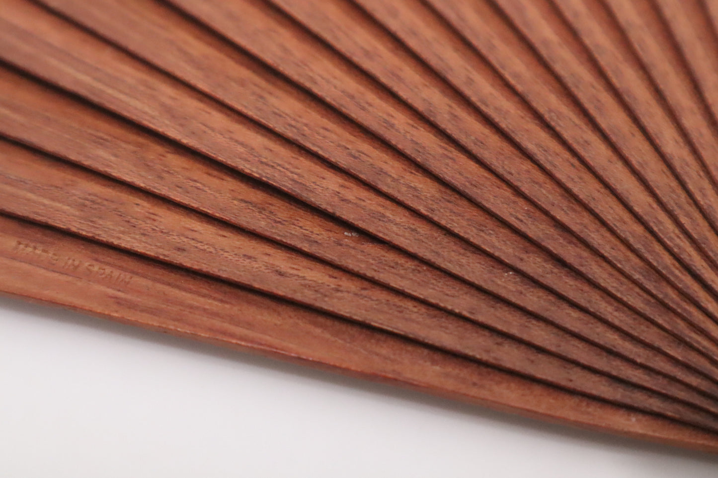 Loewe Folding Fan in Brown and Cream