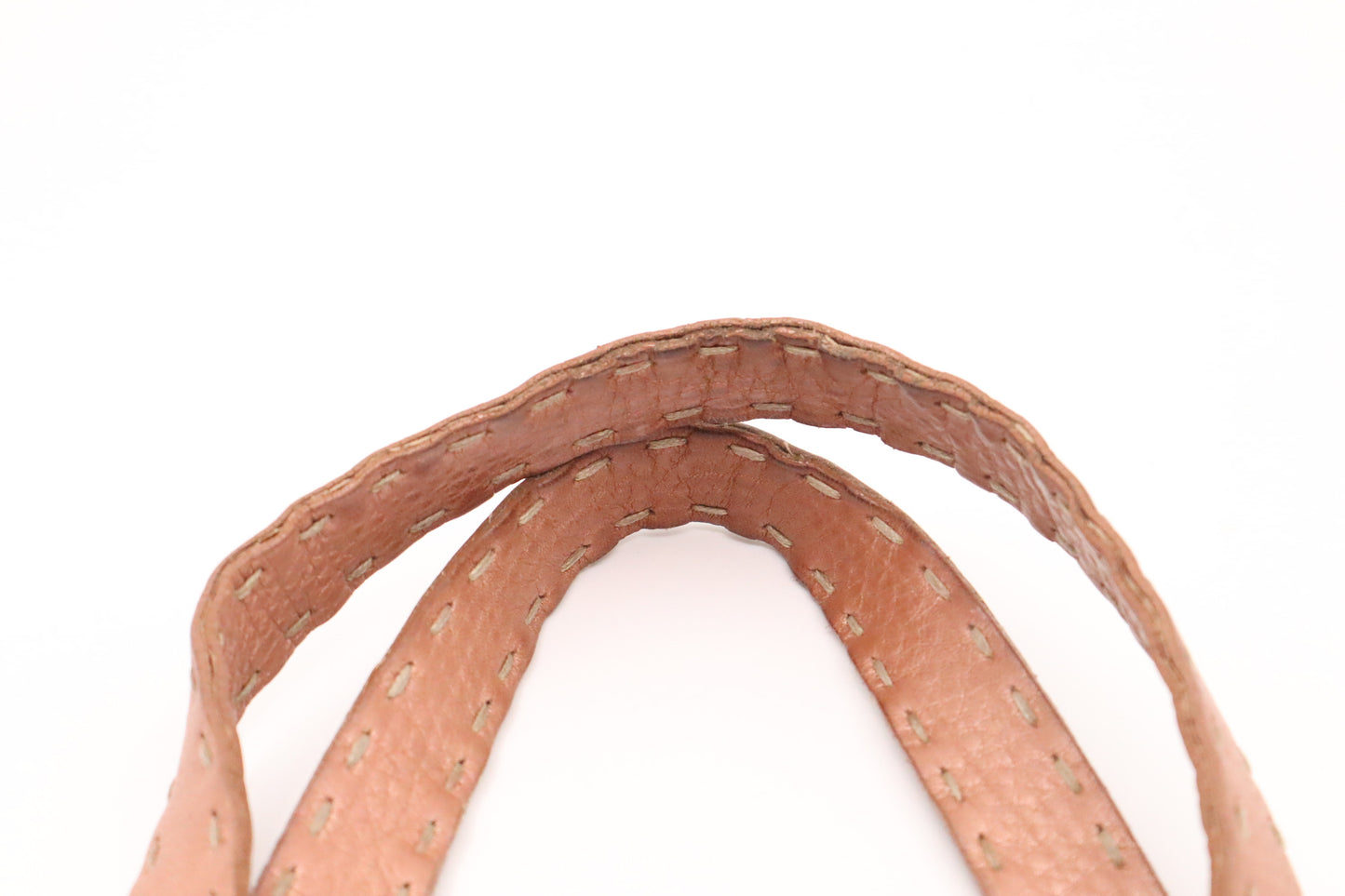 Fendi Tote in Metallic Pink Leather