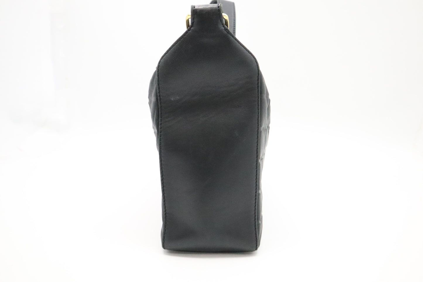 Chanel Chocobar Shoulder Bag in Black Leather