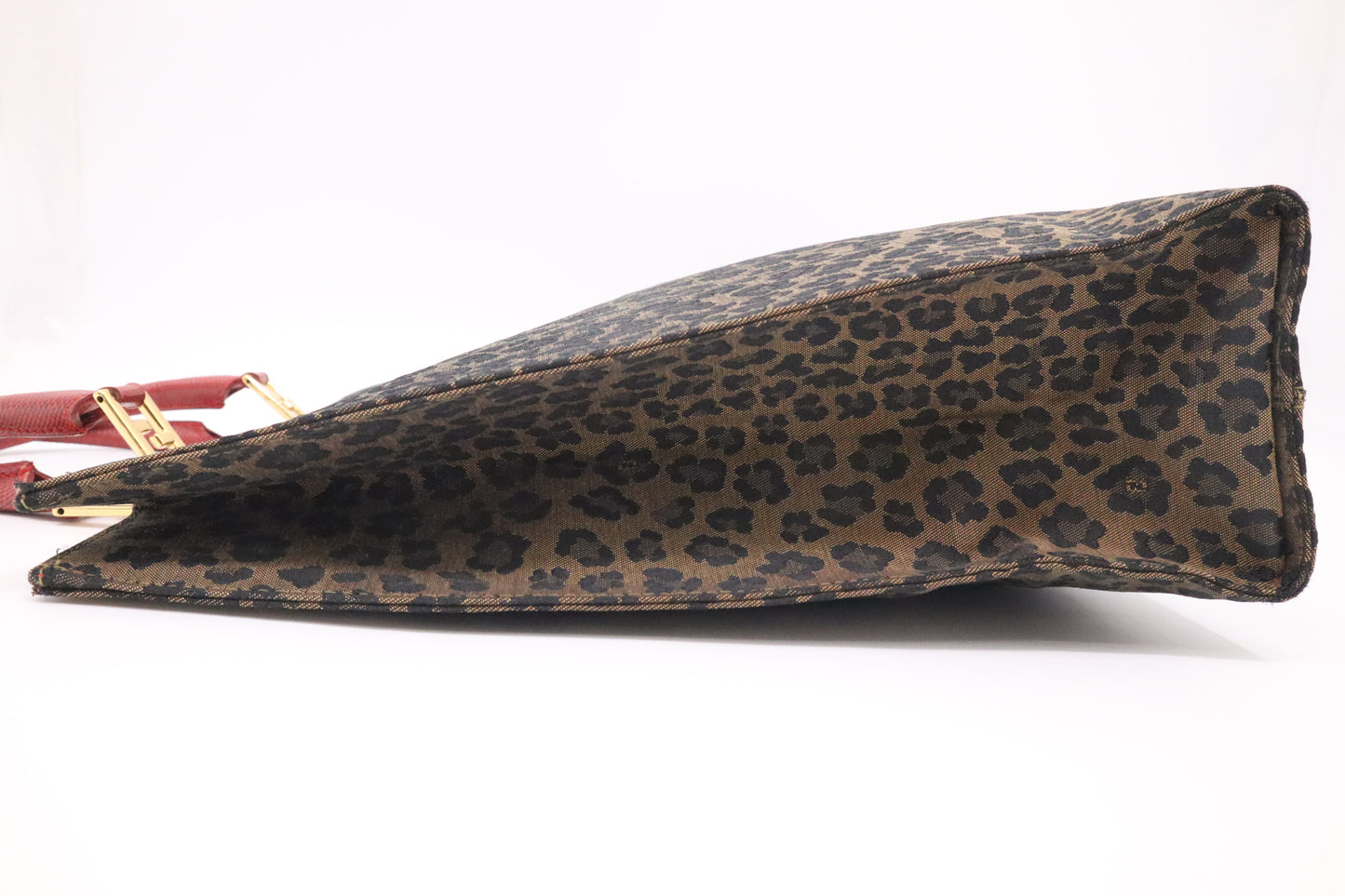 Fendi Tote in Leopard Print Canvas