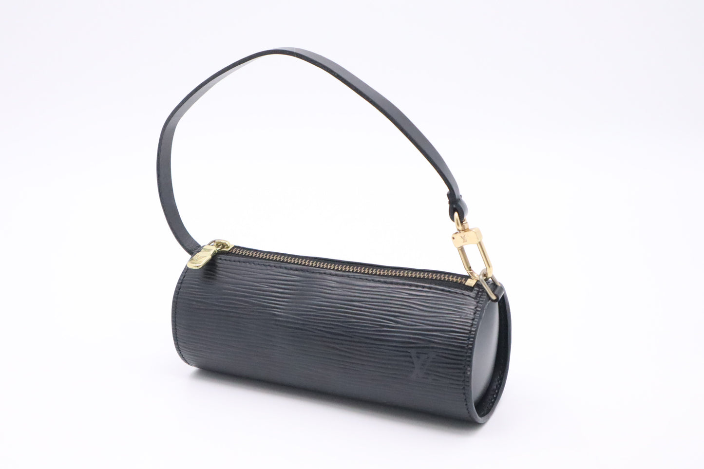 Louis Vuitton Papillon Pouch in Black Epi Leather