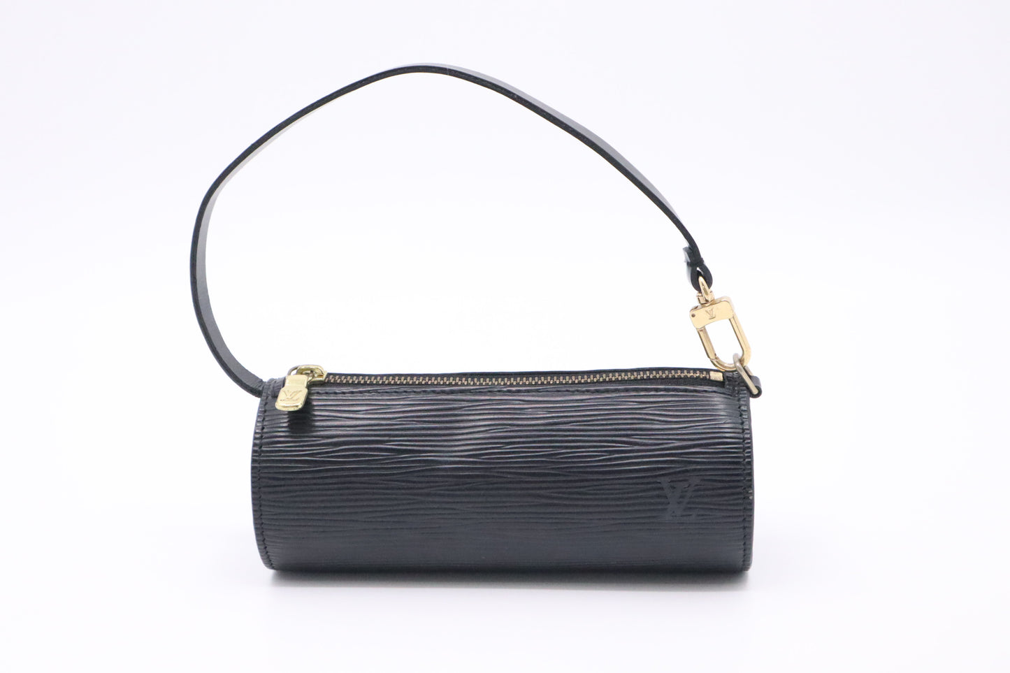 Louis Vuitton Papillon Pouch in Black Epi Leather