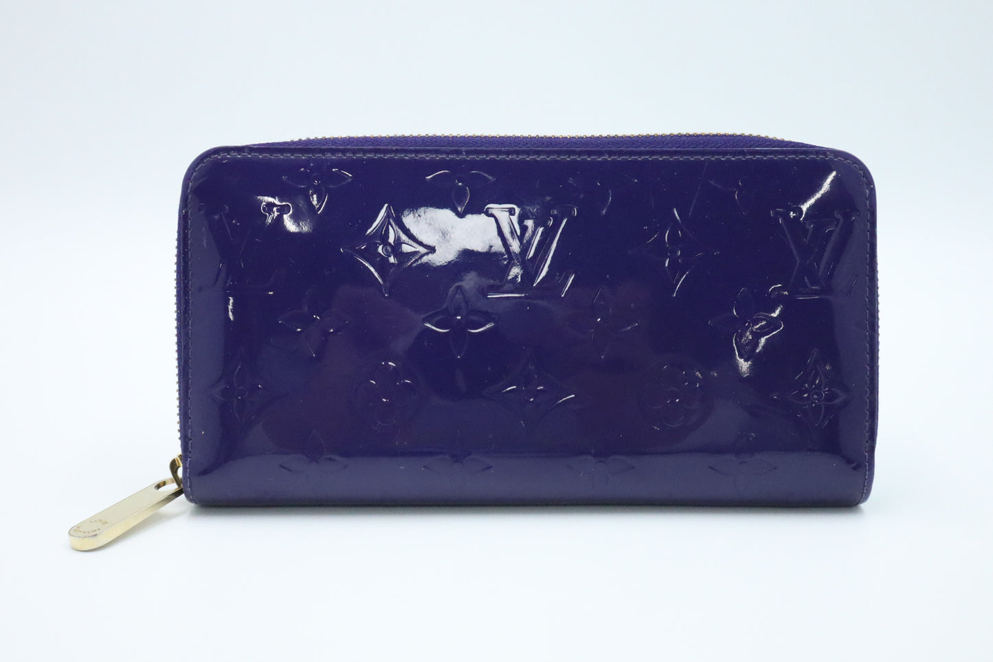 Louis Vuitton Long Zippy Wallet in Purple Vernis