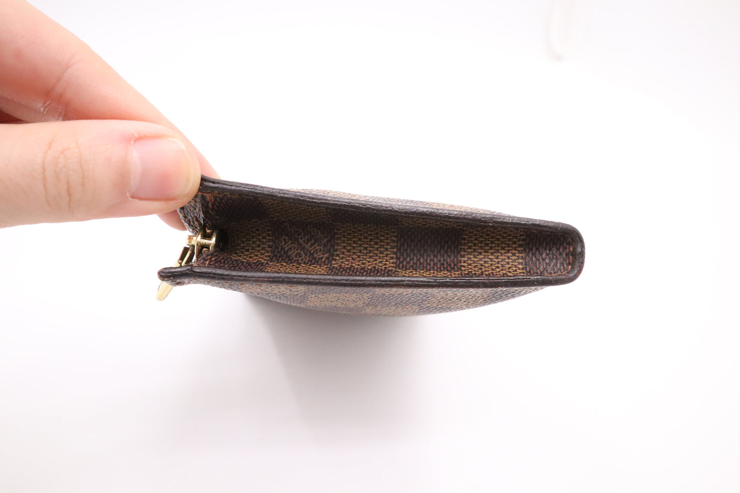 Louis Vuitton Marais Pouch in Damier Ebene Canvas