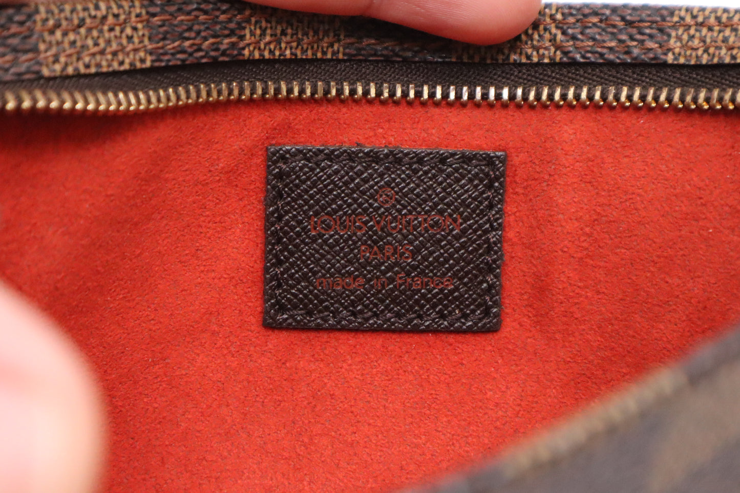 Louis Vuitton Marais Pouch in Damier Ebene Canvas