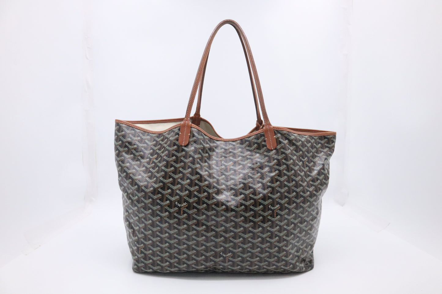 Goyard Saint Louis GM in Brown Goyardine Canvas