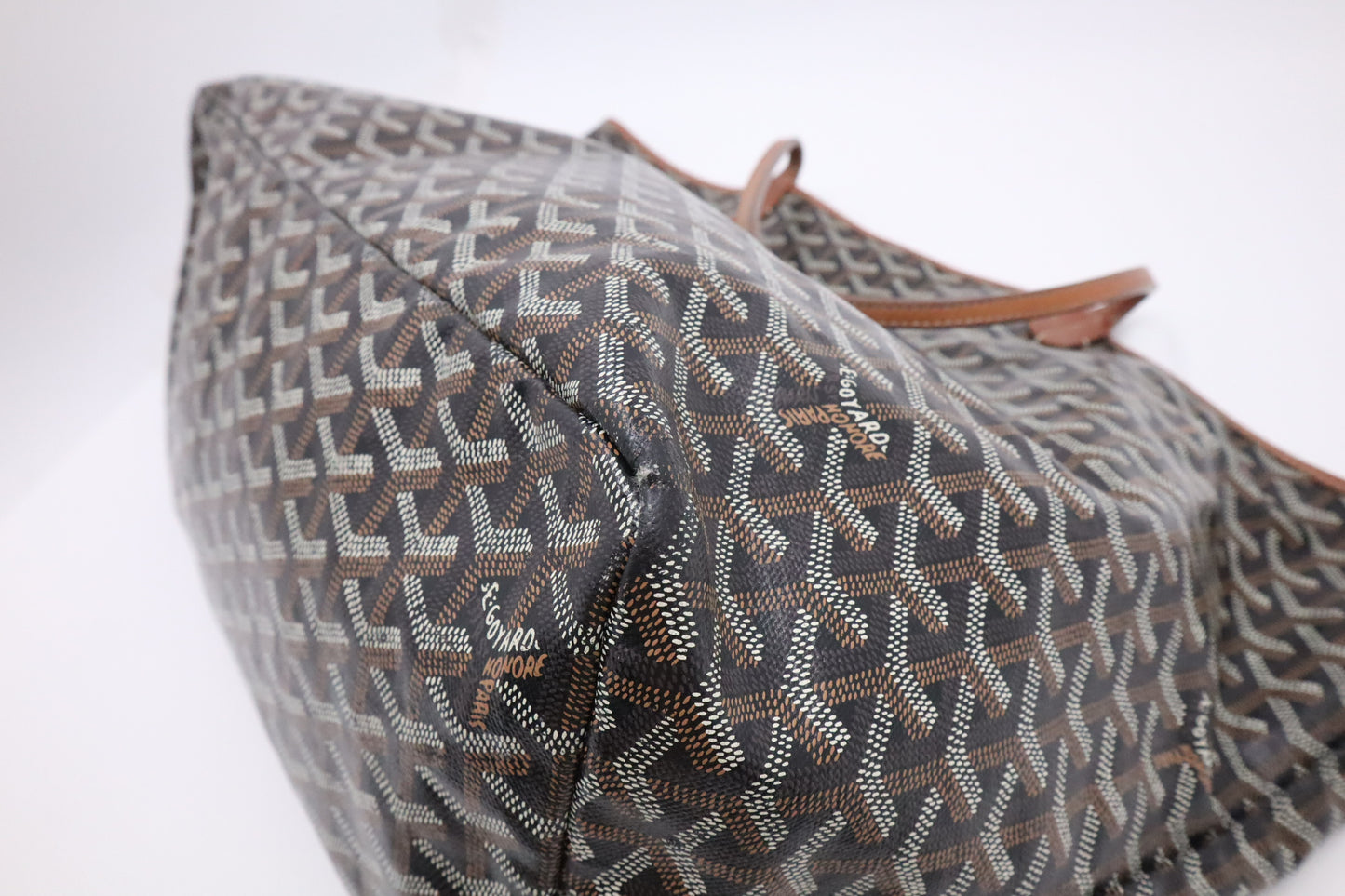 Goyard Saint Louis GM in Brown Goyardine Canvas