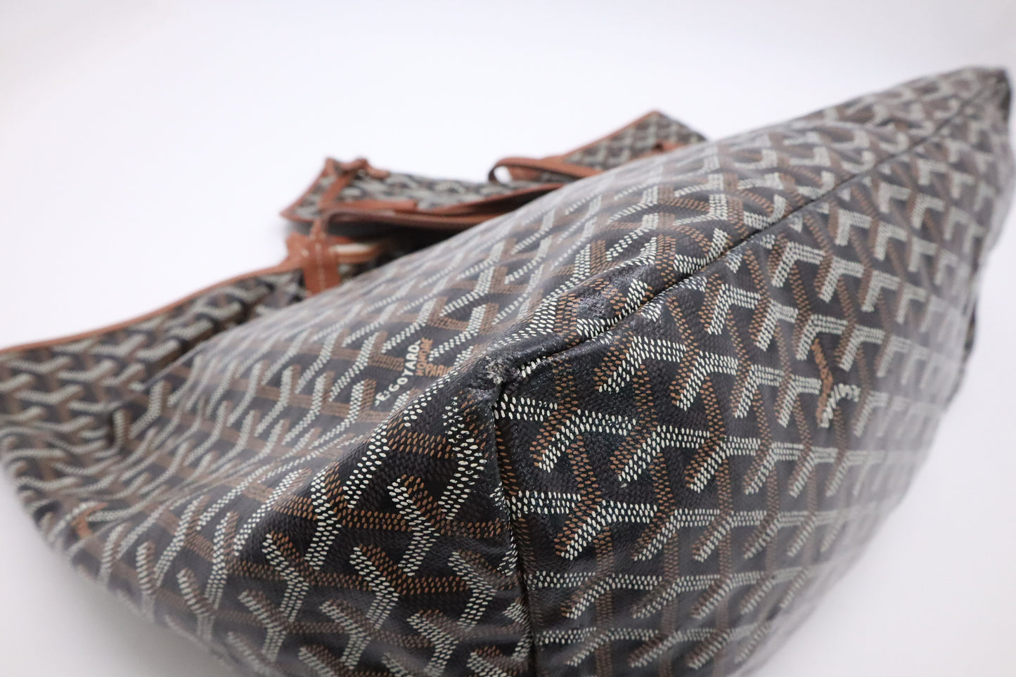 Goyard Saint Louis GM in Brown Goyardine Canvas