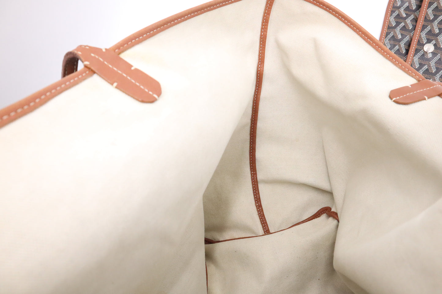 Goyard Saint Louis GM in Brown Goyardine Canvas