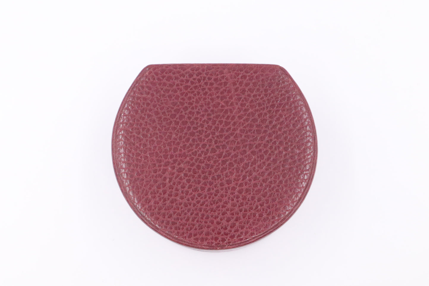 Cartier Jewelry Case in Burgundy Leather