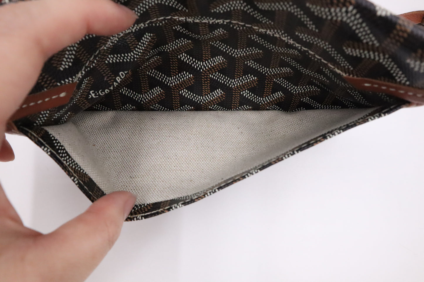 Goyard Saint Louis GM in Brown Goyardine Canvas