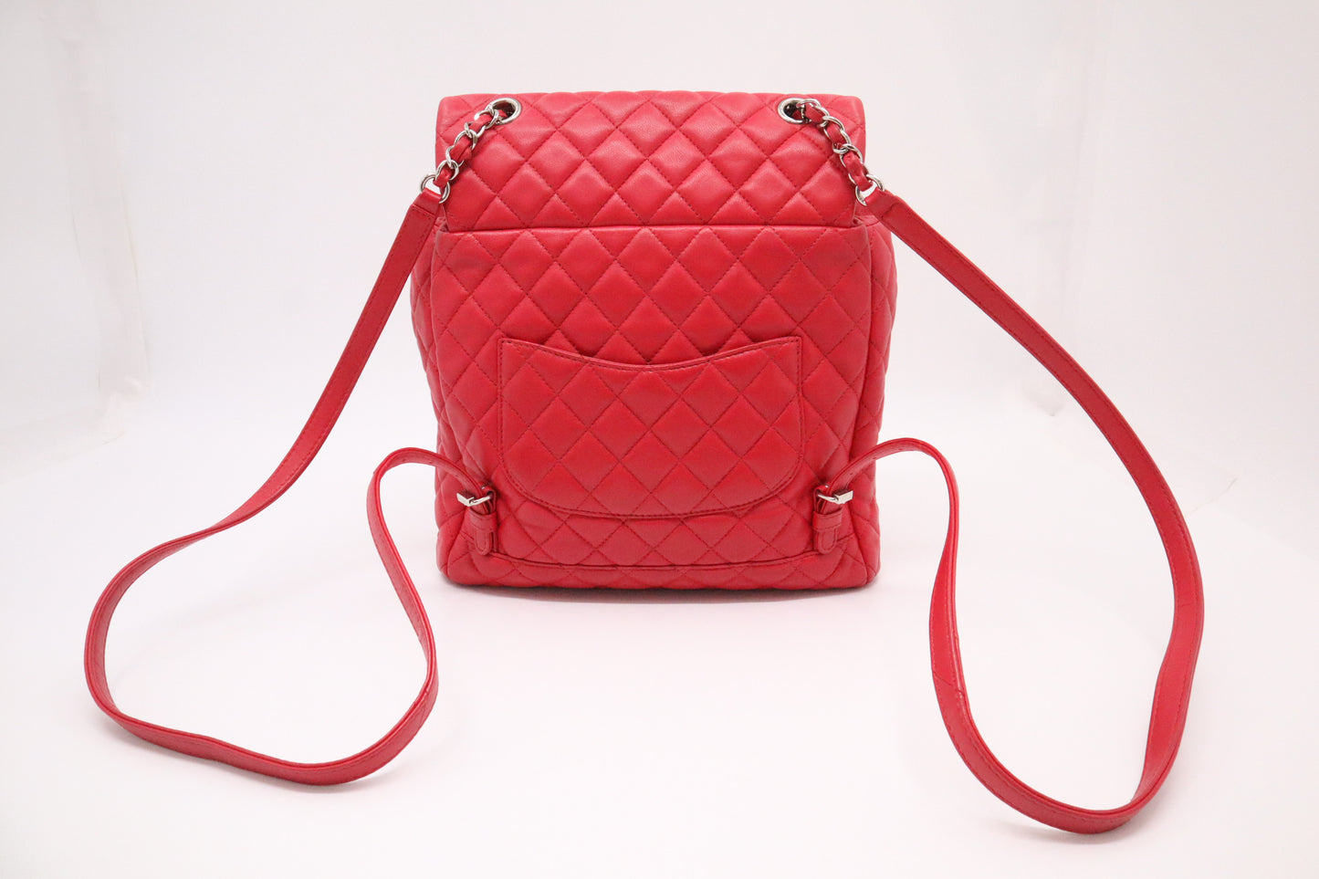 Chanel Urban Spirit Backpack in Red Mattelassé Leather