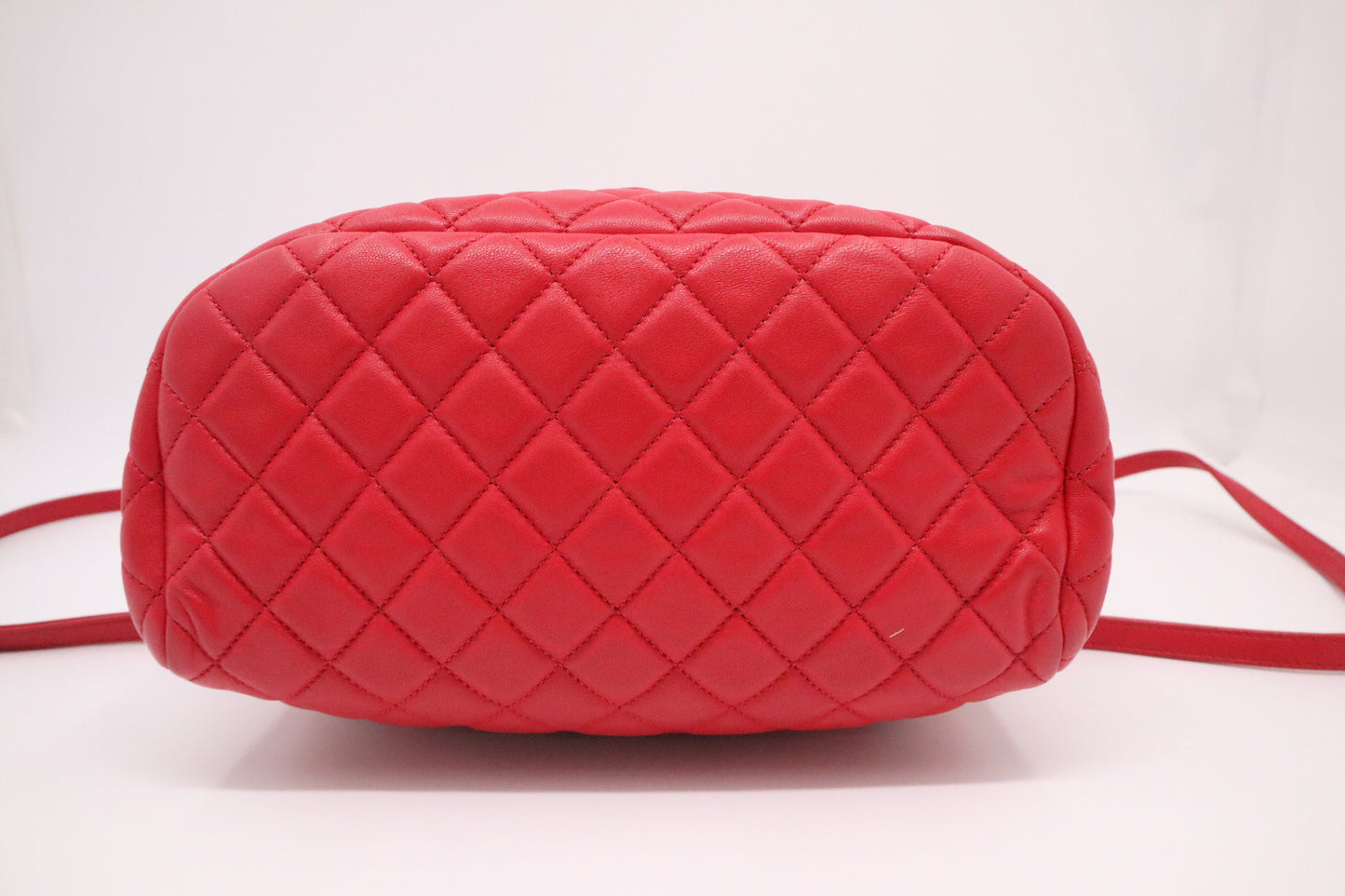 Chanel Urban Spirit Backpack in Red Mattelassé Leather