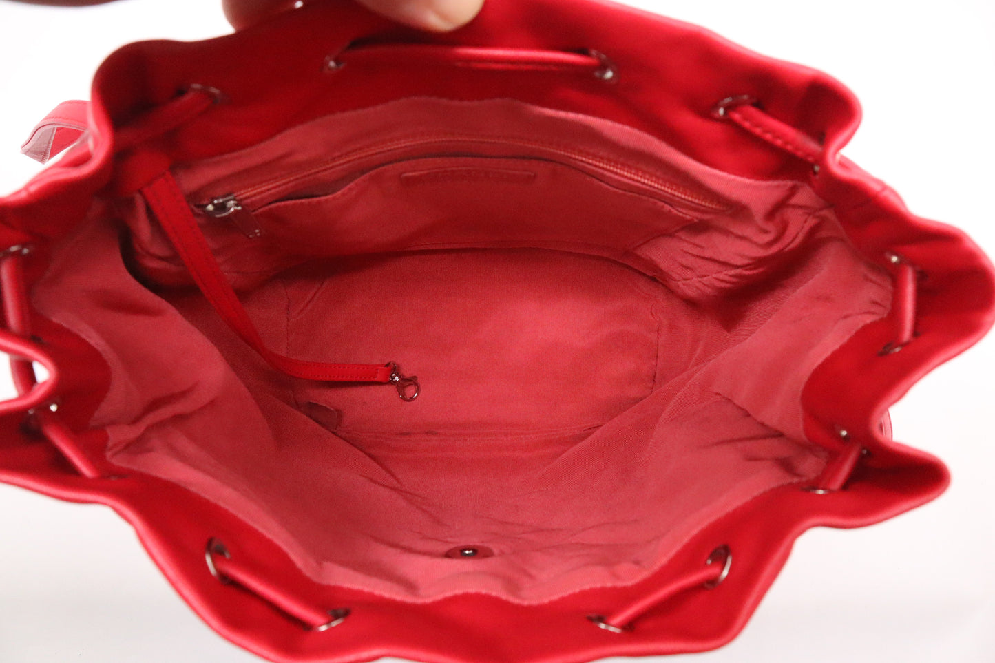 Chanel Urban Spirit Backpack in Red Mattelassé Leather