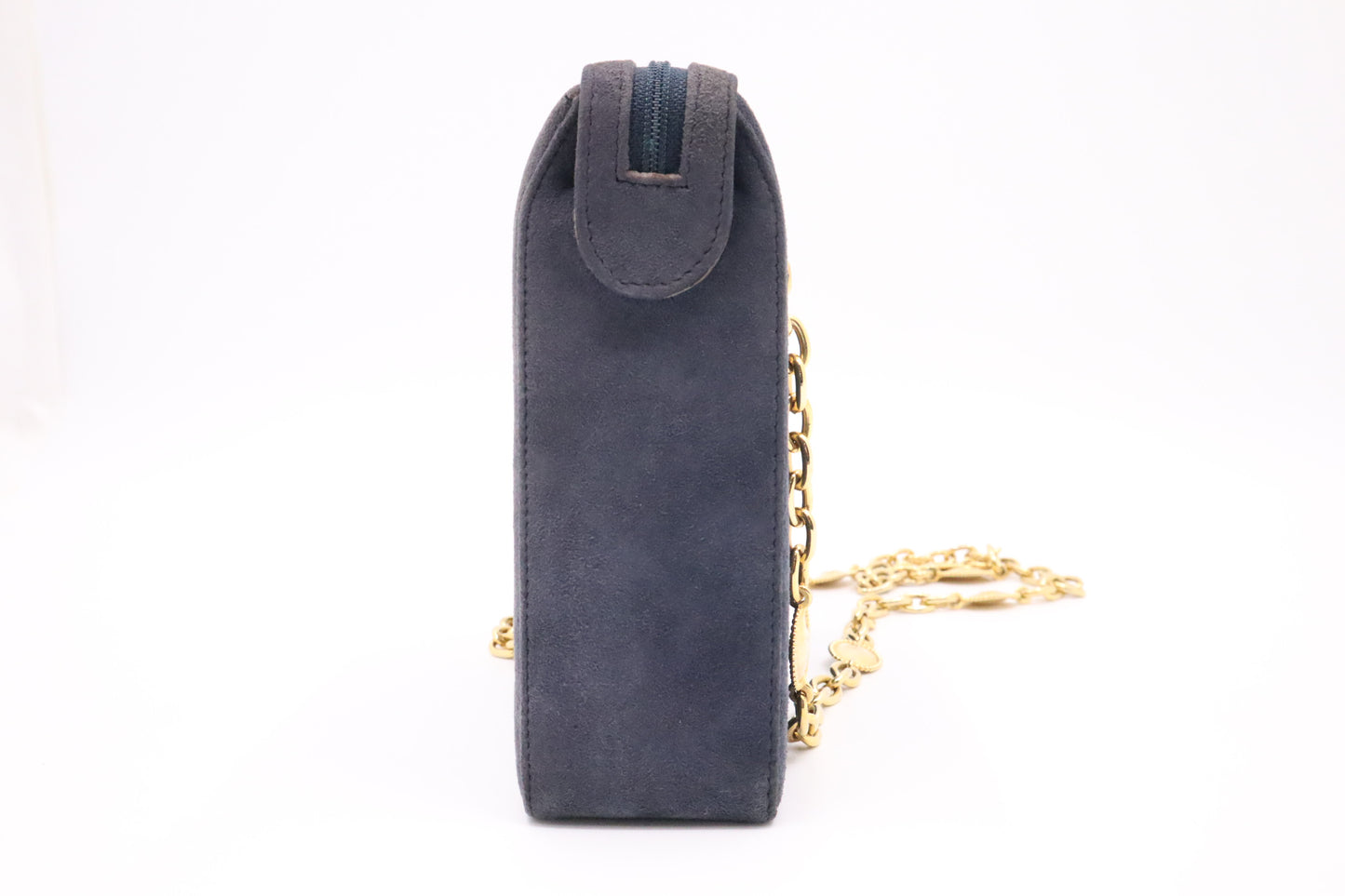 Dior Shoulder Bag in Blue Suede