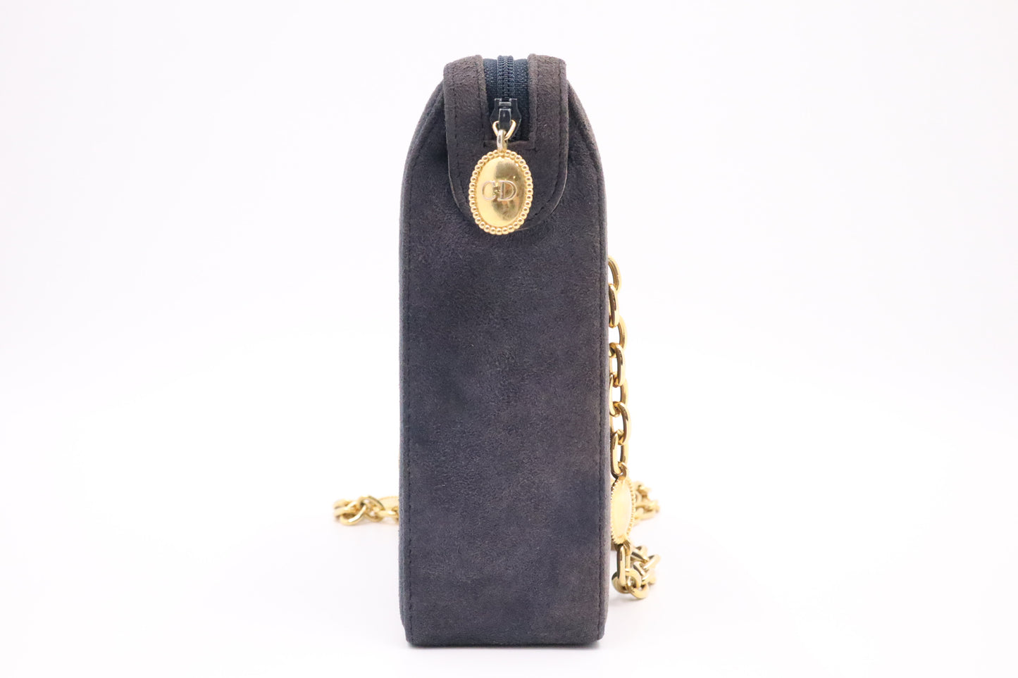Dior Shoulder Bag in Blue Suede