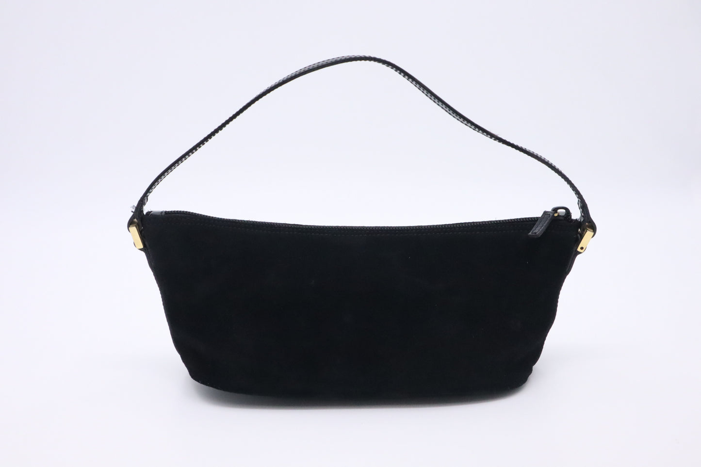 Gucci Boat Bag in Black Suede