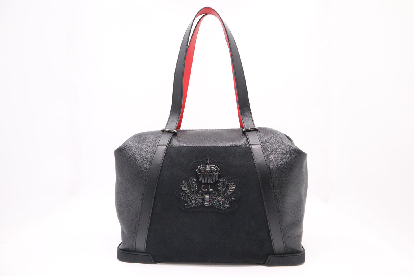 Louboutin Bagdamon Tote in Black Leather