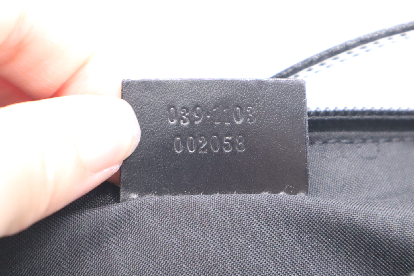 Gucci Boat Bag in Black Suede