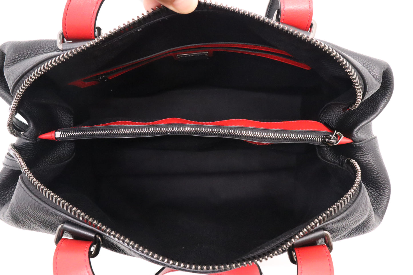 Louboutin Bagdamon Tote in Black Leather
