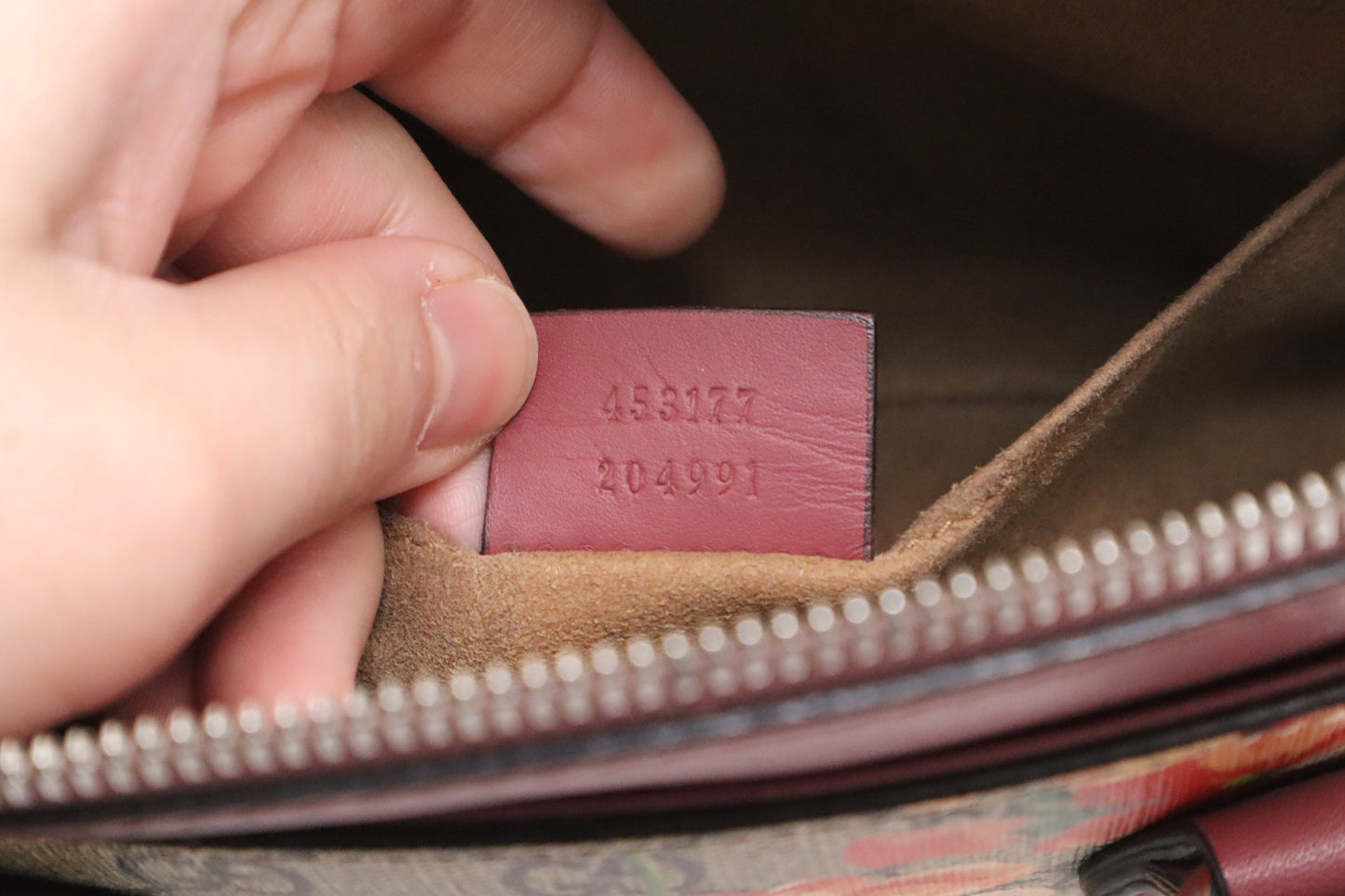 Gucci 2Way Handbag in Pink Blooms GG Canvas