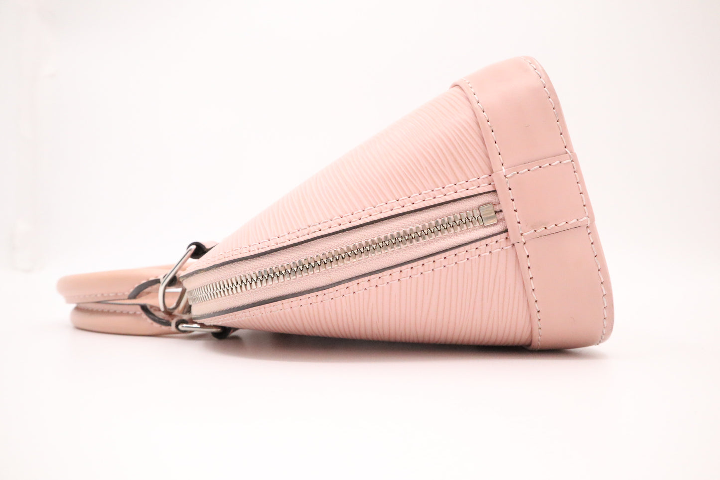 Louis Vuitton Alma BB in Pink Red & White Epi Leather