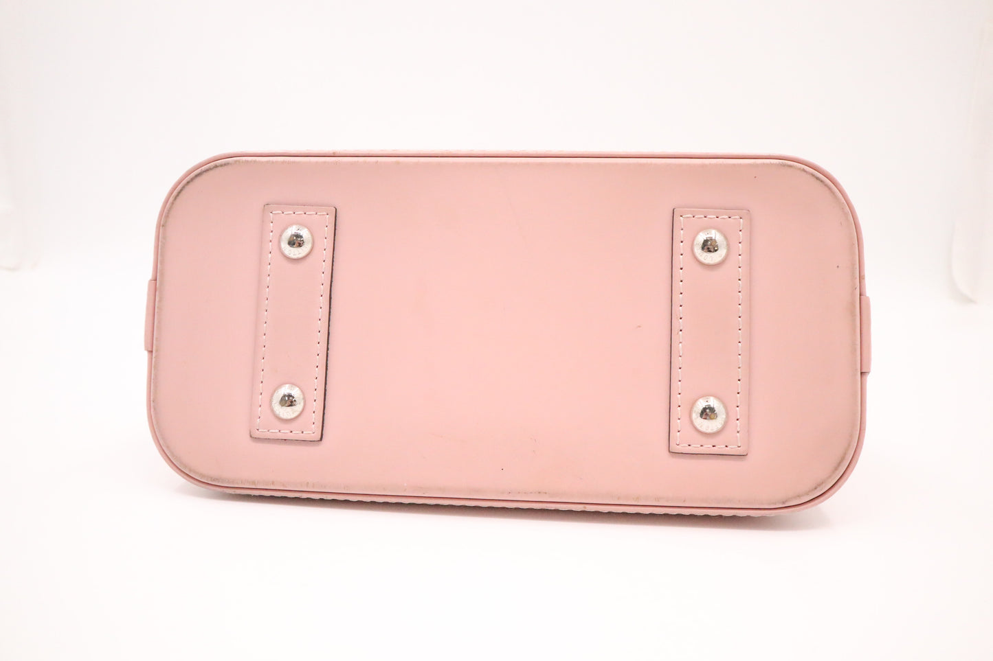 Louis Vuitton Alma BB in Pink Red & White Epi Leather