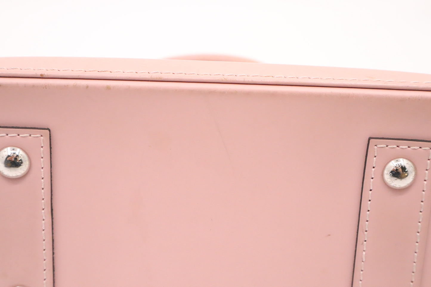 Louis Vuitton Alma BB in Pink Red & White Epi Leather