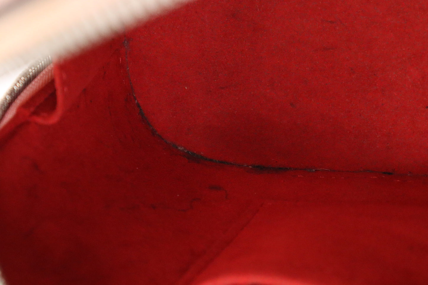 Louis Vuitton Alma BB in Pink Red & White Epi Leather