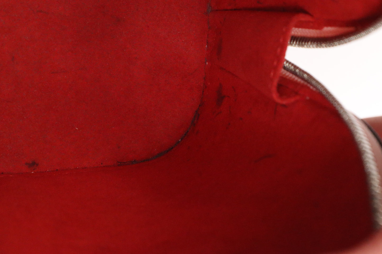 Louis Vuitton Alma BB in Pink Red & White Epi Leather