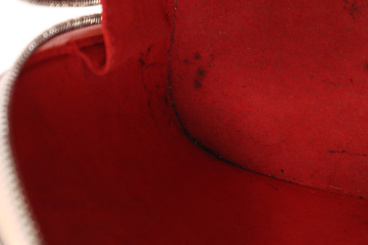 Louis Vuitton Alma BB in Pink Red & White Epi Leather