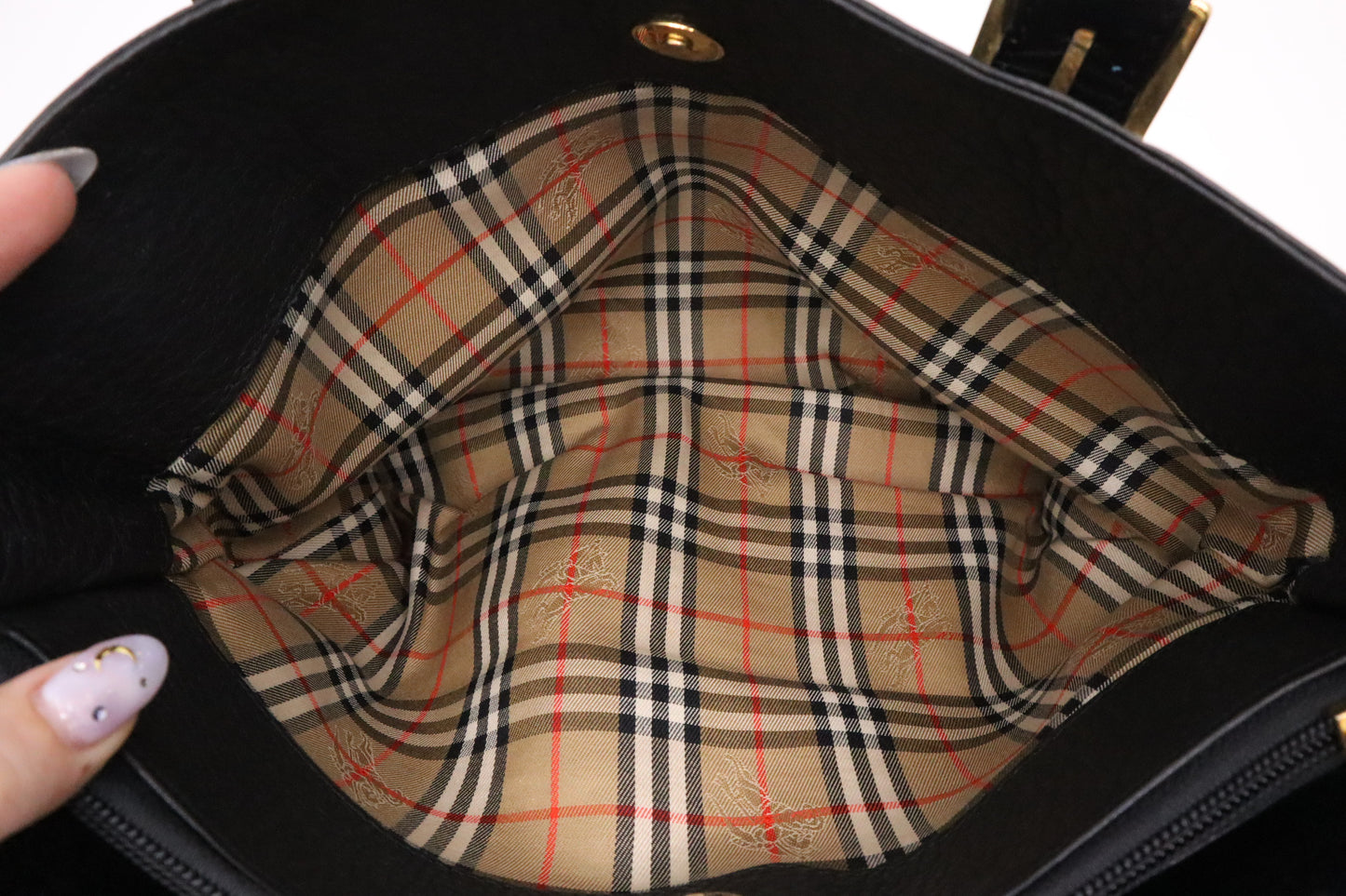 Burberry Handbag in Black Leather