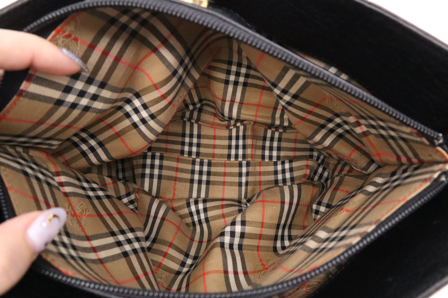Burberry Handbag in Black Leather