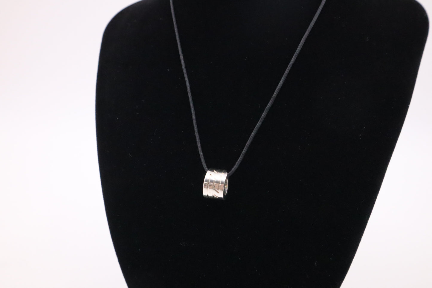 Hermes Necklace Ring in Sterling Silver
