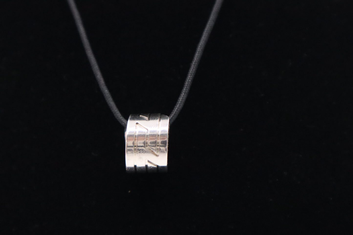 Hermes Necklace Ring in Sterling Silver