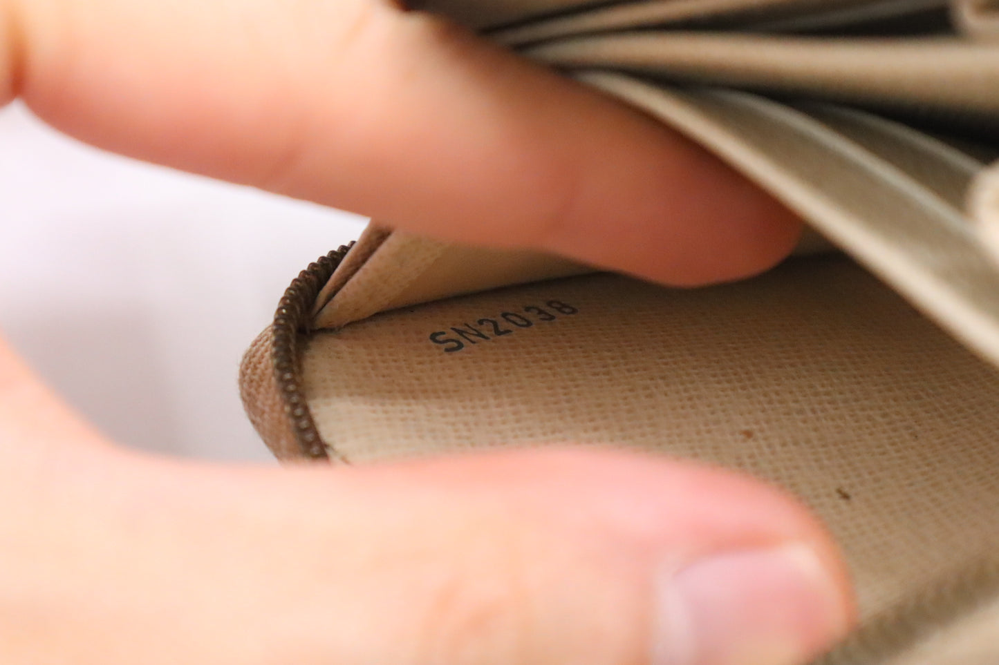 Louis Vuitton Compact Zippy Wallet in Damier Azur Canvas