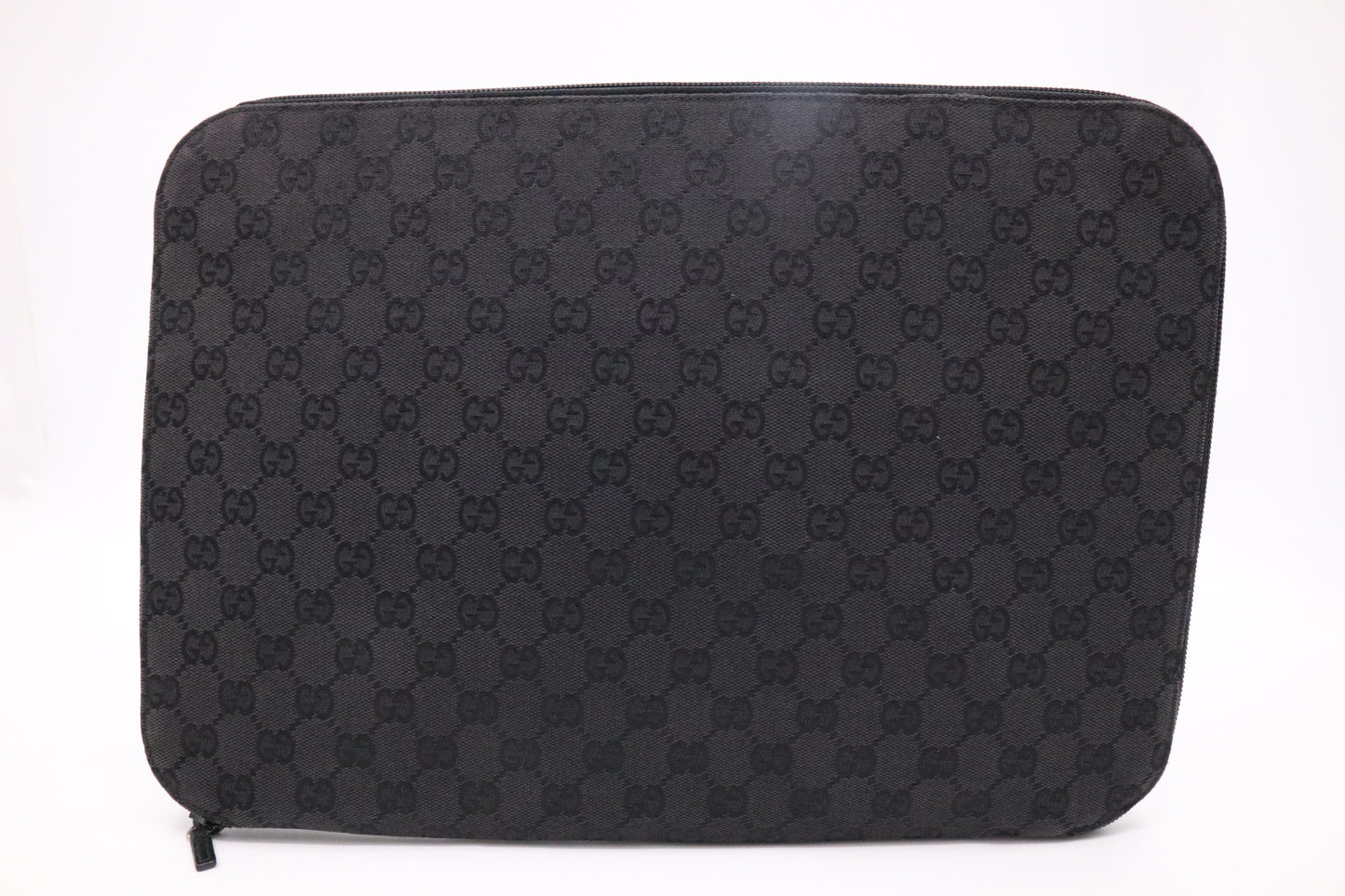 Gucci Laptop Case in Black GG Canvas