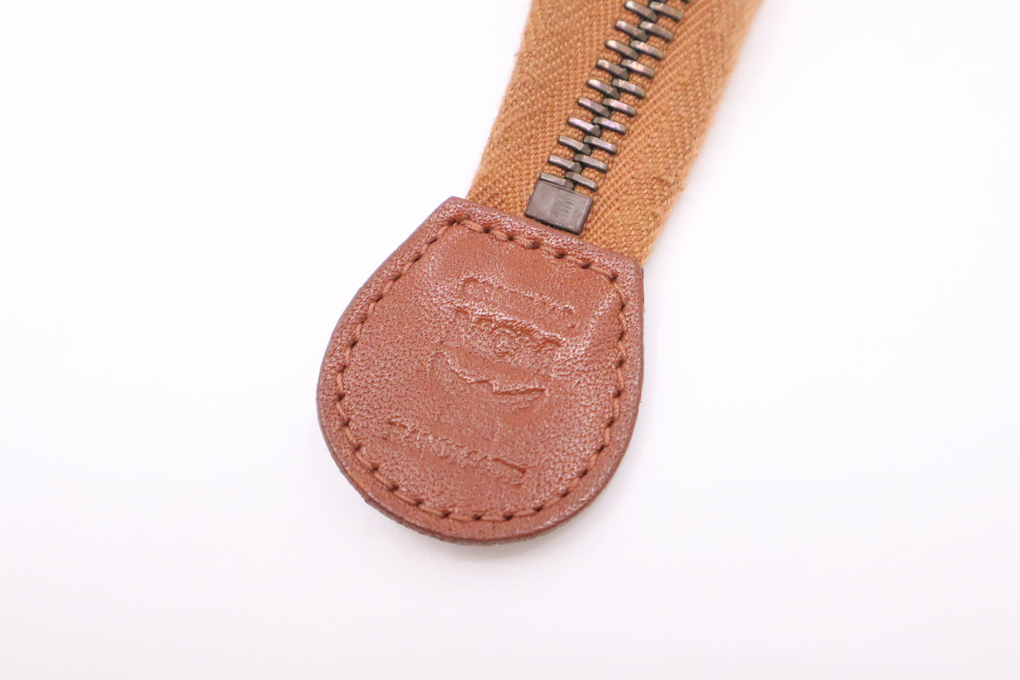 MCM Clutch Bag in Cognac Visetos Coated Canvas