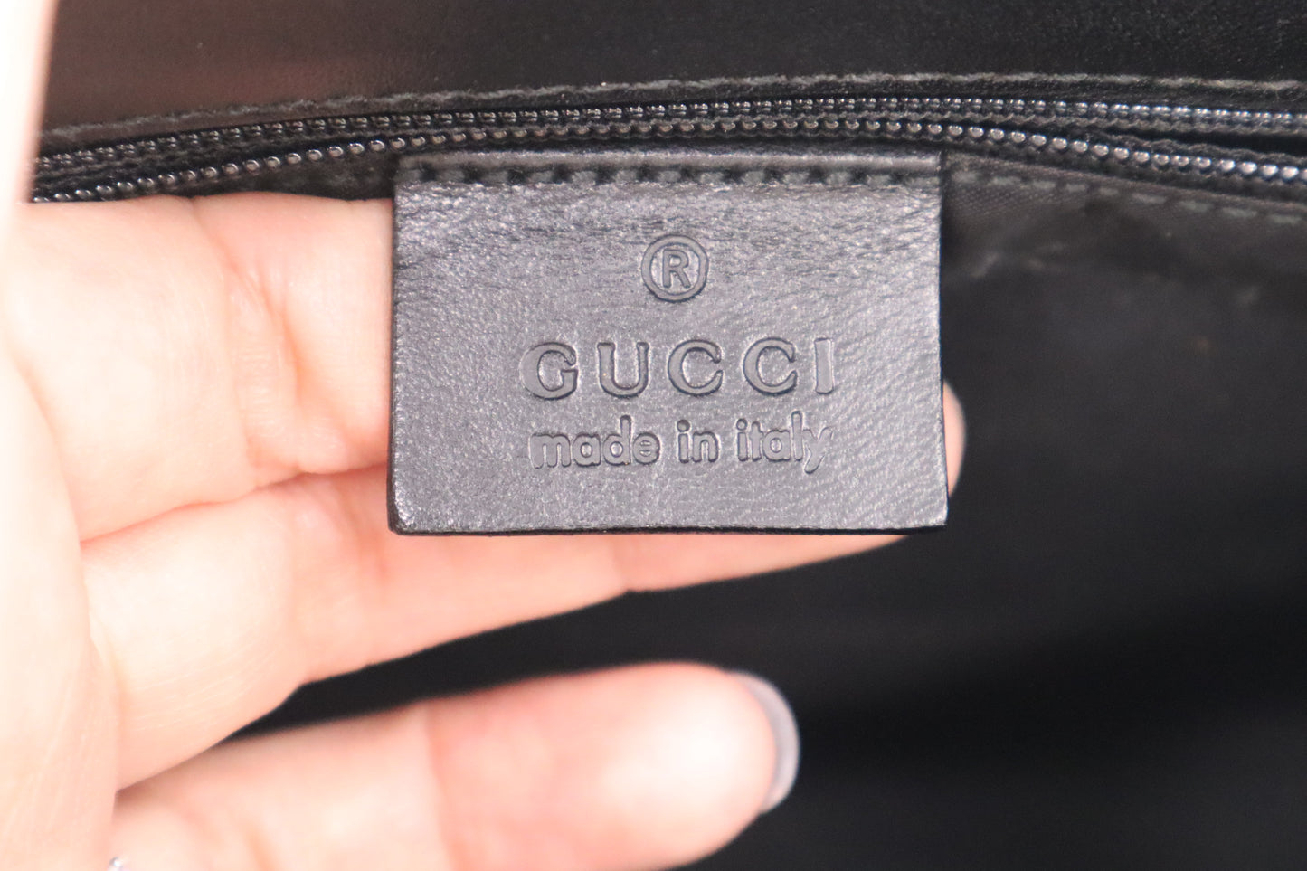 Gucci Jackie Handbag in Black Leather