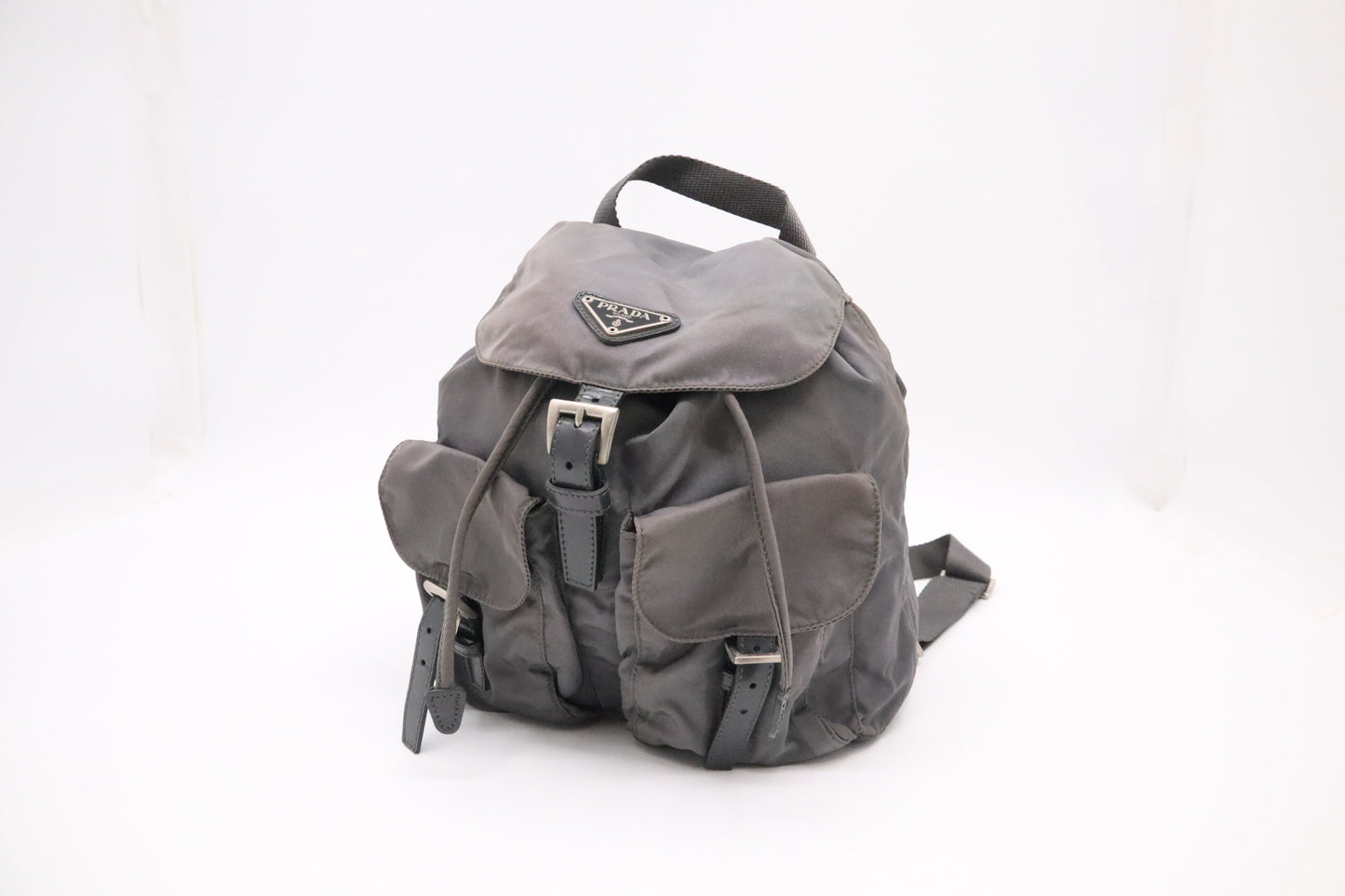 Prada Backpack in Gray Nylon