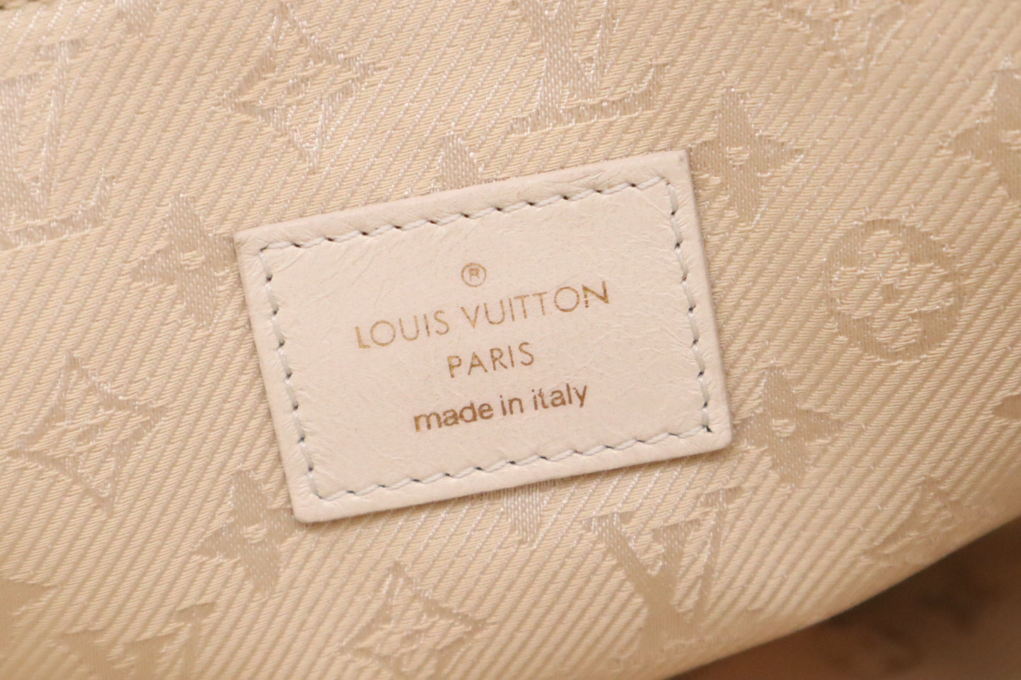 Louis Vuitton Sac Riveting in White Leather