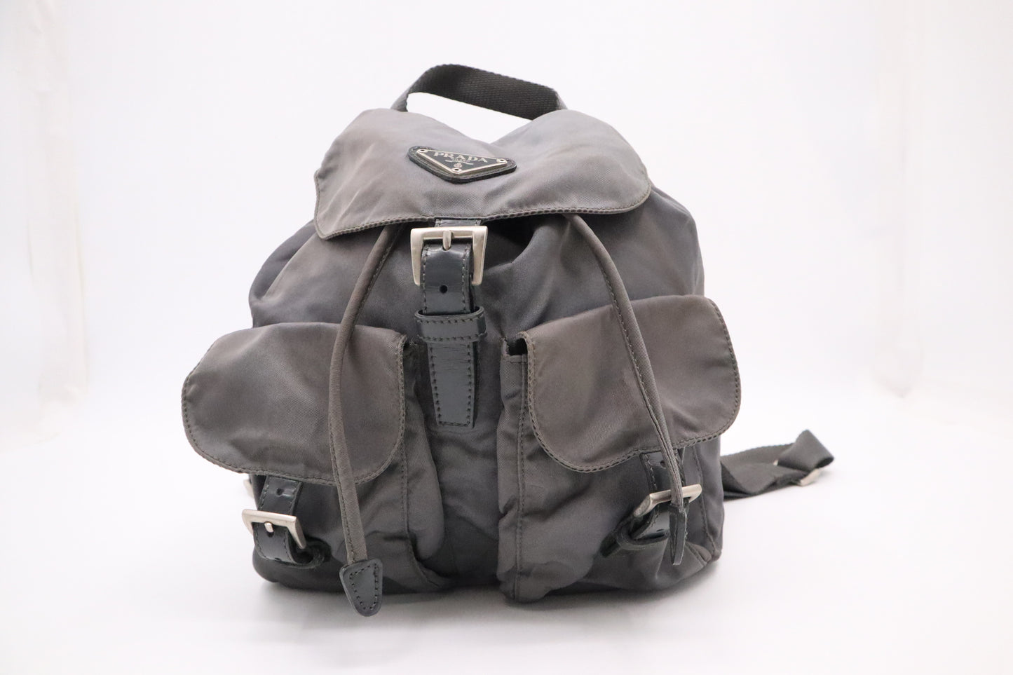 Prada Backpack in Gray Nylon