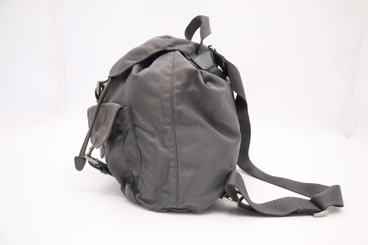 Prada Backpack in Gray Nylon