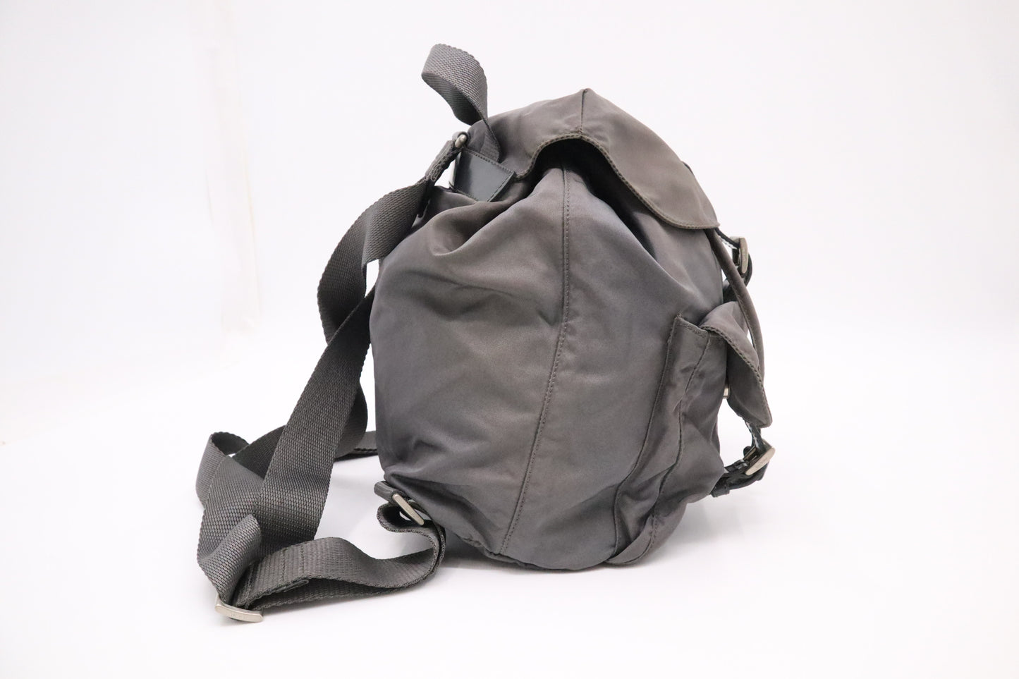 Prada Backpack in Gray Nylon