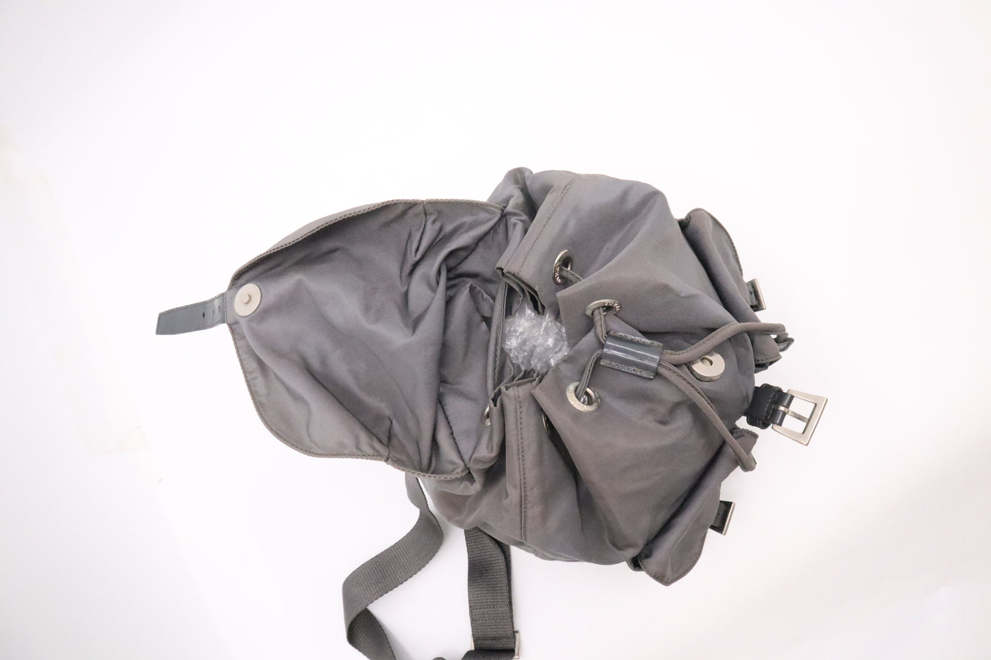 Prada Backpack in Gray Nylon